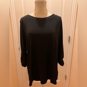 BLACK BLOUSE GREAT CONDITION size Larger